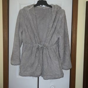 Hooded Fuzzy Robe